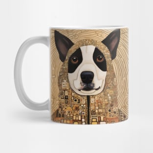 Klimt Dog with Beautiful Geometric Hoody Mug